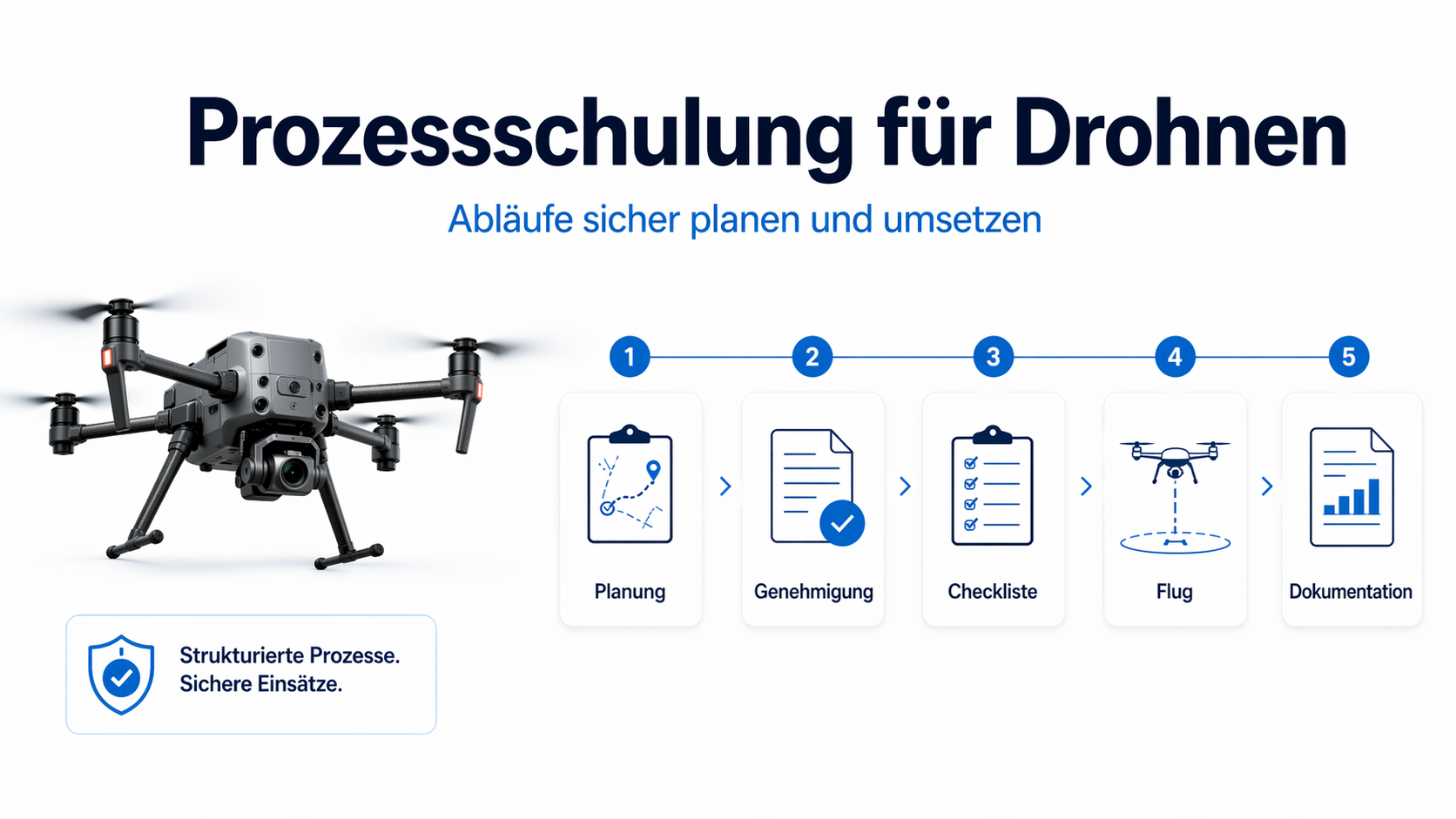 Prozessschulung für Drohnen
