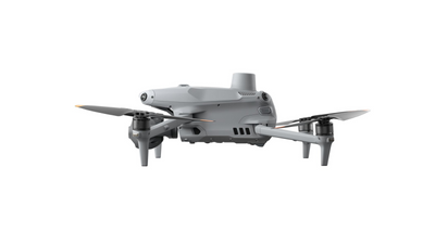 Gray drone on a white background - DJI M4T Shot from Side